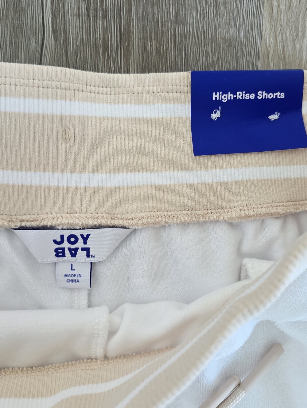 JoyLab Women's Mint Elastic-Waist Athletic Lounge Shorts Size L - Picture 3 of 4